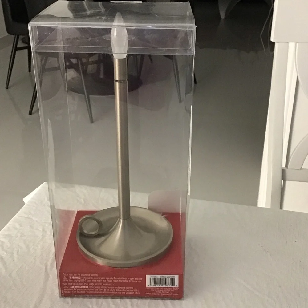 Ashland Table Lamp Accent - Silver color Finish New
